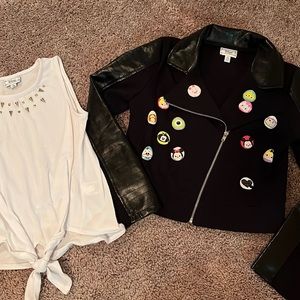 Disney Tsum special edition jacket 7/8 with tank 7/8